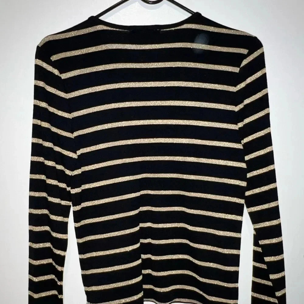 Ralph Lauren black and gold  Top S - Picture 3 of 12